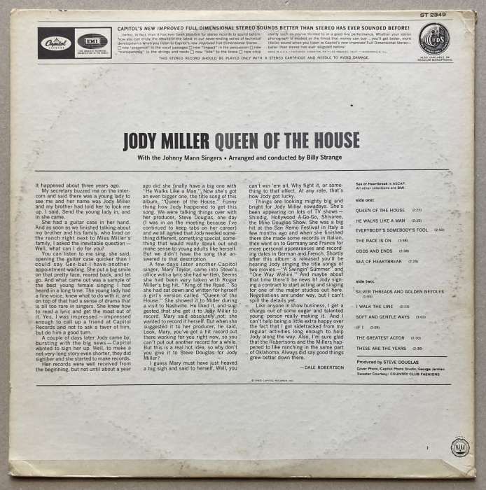 Jody Miller - Queen Of The House (LP)
