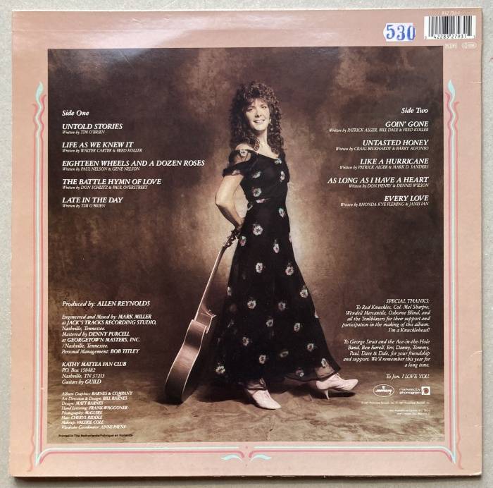 Kathy Mattea - Untasted Honey (LP)