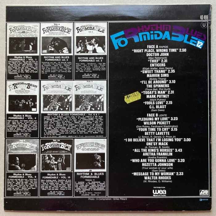 Various - Rhythm And Blues Formidable Volume 12 (LP)