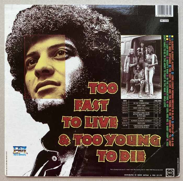 Mungo Jerry - Too Fast To Live & Too Young To Die (LP)