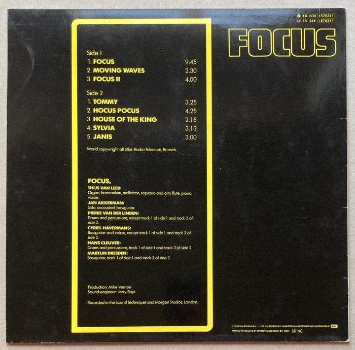 Focus - Focus (LP)