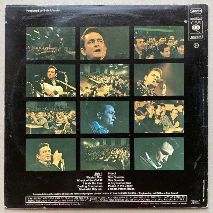Johnny Cash - Johnny Cash At San Quentin (LP)