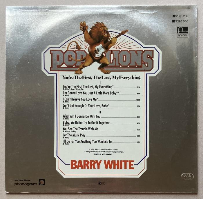 Barry White - You're The First, The Last, My Everything (LP)