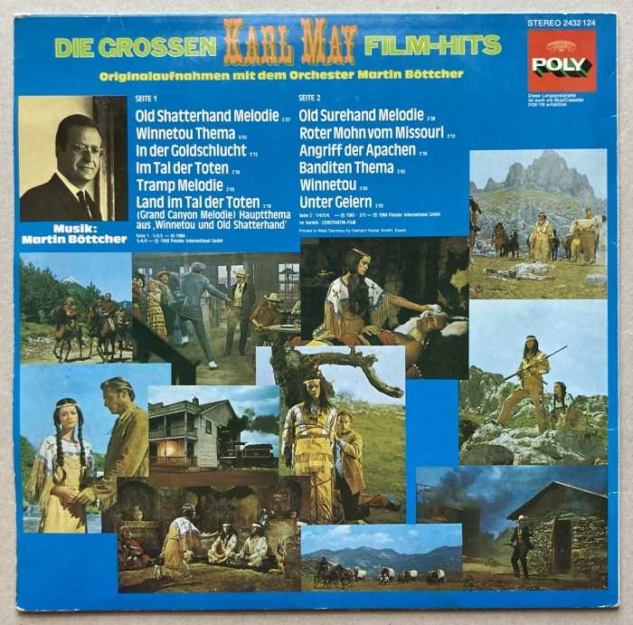 Martin Böttcher - Die Grossen Karl May Film-Hits (LP)