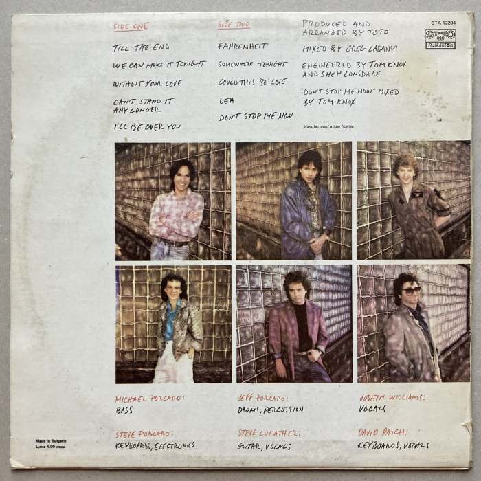 Toto - Fahrenheit (LP)