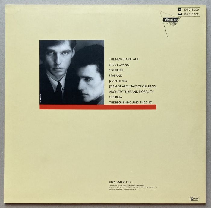 Orchestral Manoeuvres In The Dark - Architecture & Morality (LP)