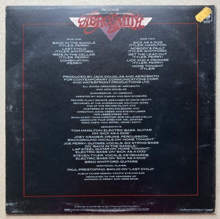 Aerosmith - Rocks (LP)