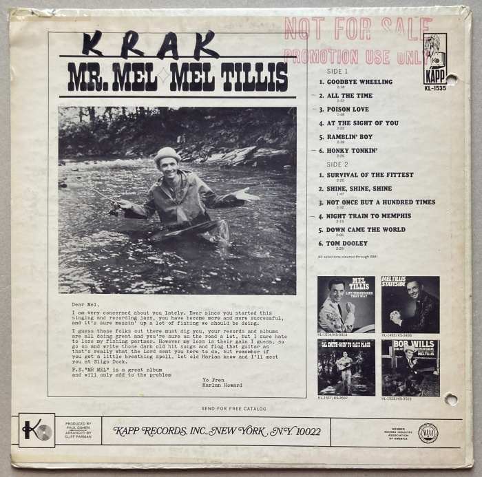 Mel Tillis - Mr. Mel (LP)