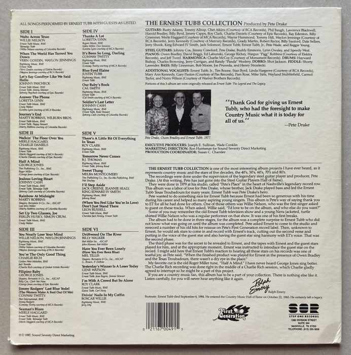 Ernest Tubb - The Ernest Tubb Collection With Guests (3LP)