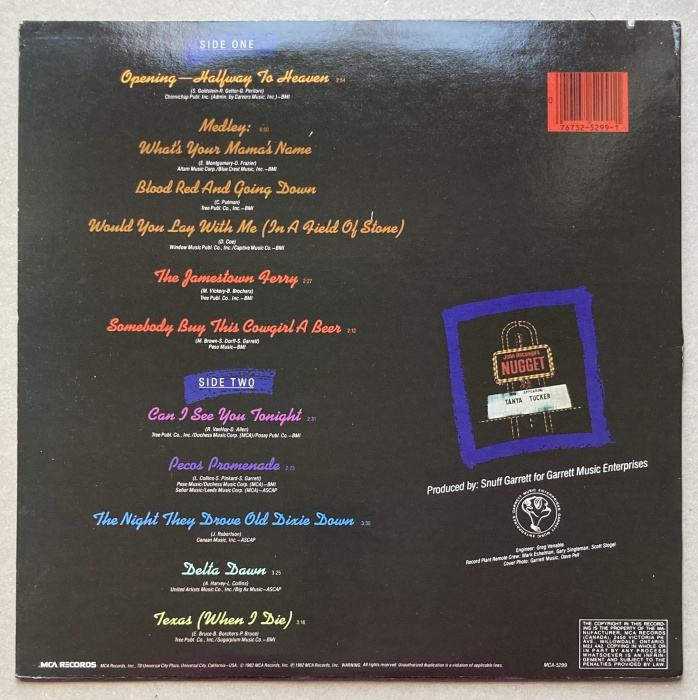 Tanya Tucker - Live (LP)