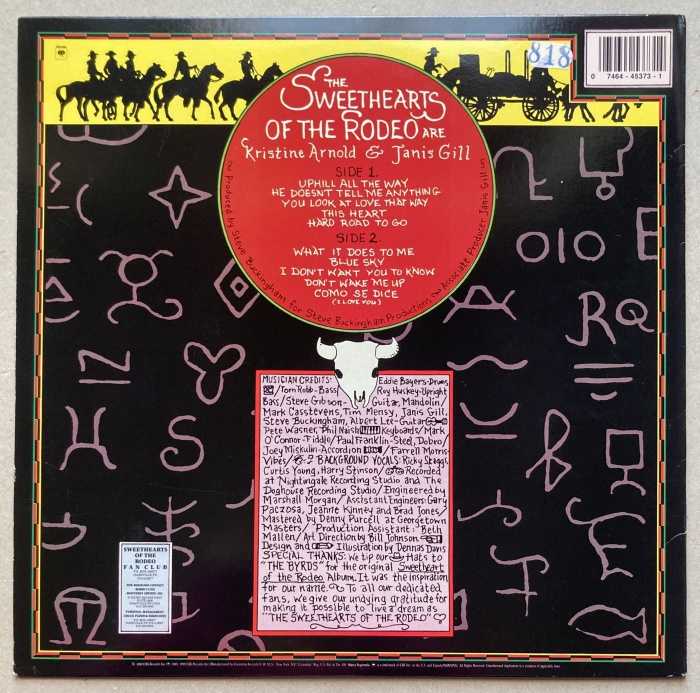 Sweethearts Of The Rodeo - Buffalo Zone (LP)