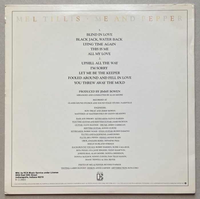 Mel Tillis - Me And Pepper (LP)