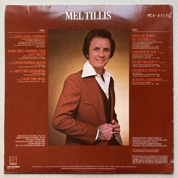 Mel Tillis - The Very Best Of Mel Tillis (LP)