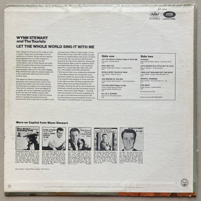 Wynn Stewart And The Tourists - Let The Whole World Sing It With Me (LP)