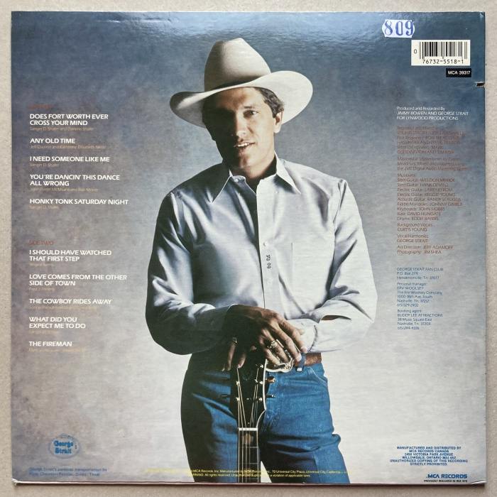 George Strait - Does Fort Worth Ever Cross Your Mind (LP)