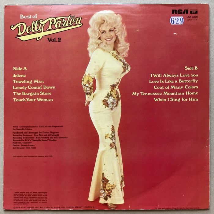 Dolly Parton - Best Of Dolly Parton Vol.2 (LP)
