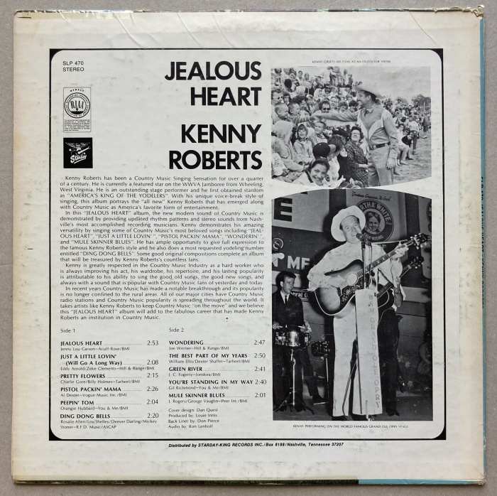 Kenny Roberts - Jealous Heart (LP)