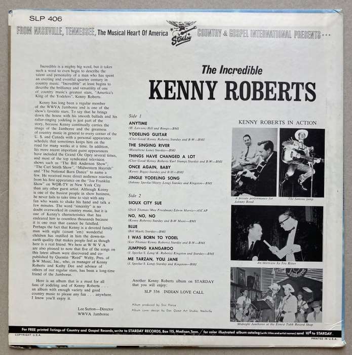 Kenny Roberts - The Incredible Kenny Roberts (LP)