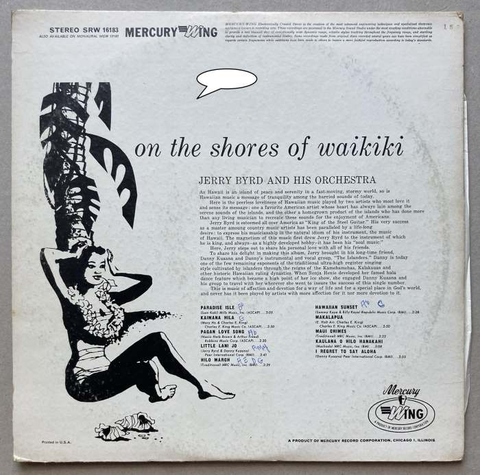 Jerry Byrd And His Orchestra - On The Shores Of Waikiki (LP)