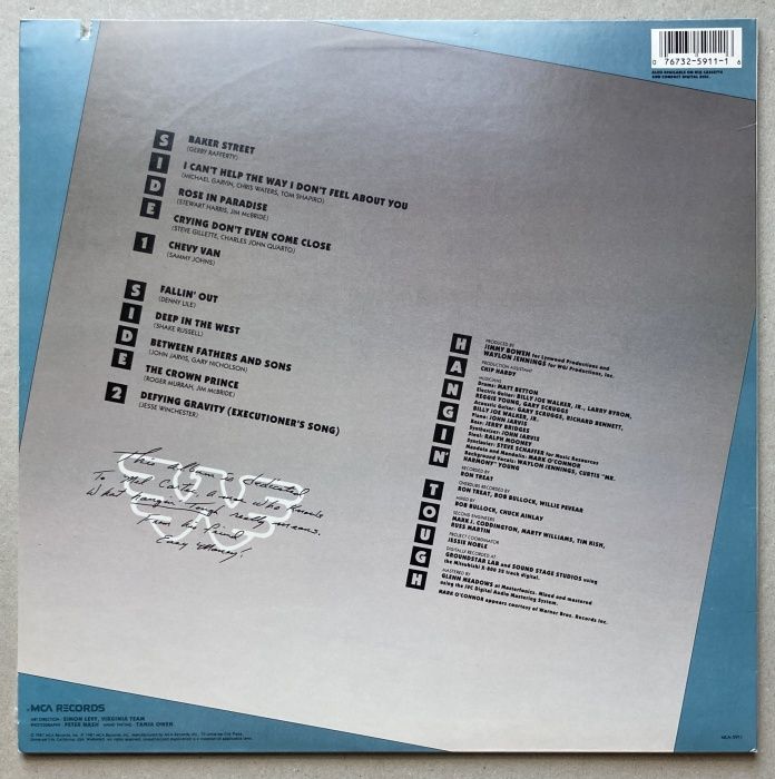 Waylon Jennings - Hangin' Tough (LP)