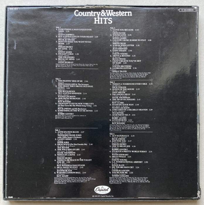 Various - Country & Western Hits (3LP)