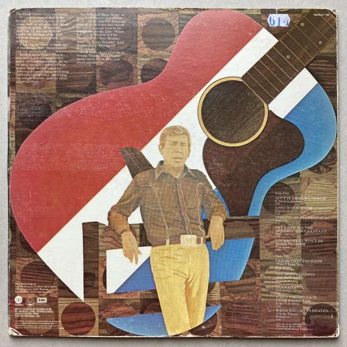 Buck Owens And His Buckaroos - Ain't It Amazing, Gracie (LP)