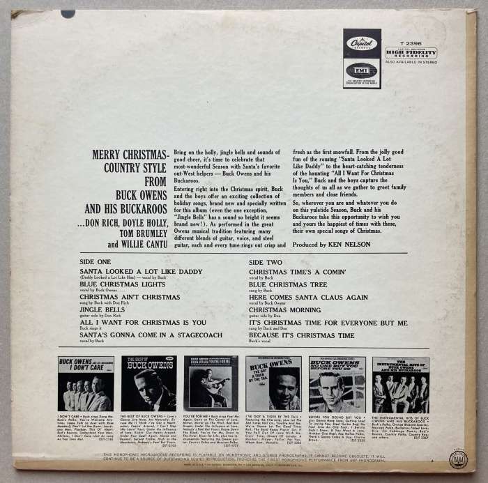 Buck Owens And His Buckaroos - Christmas With Buck Owens And His Buckaroos (LP)
