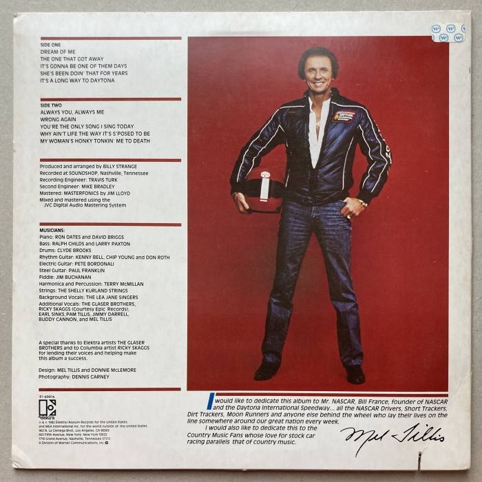 Mel Tillis - It's A Long Way To Daytona (LP)