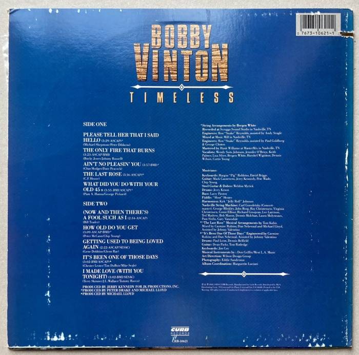 Bobby Vinton - Timeless (LP)
