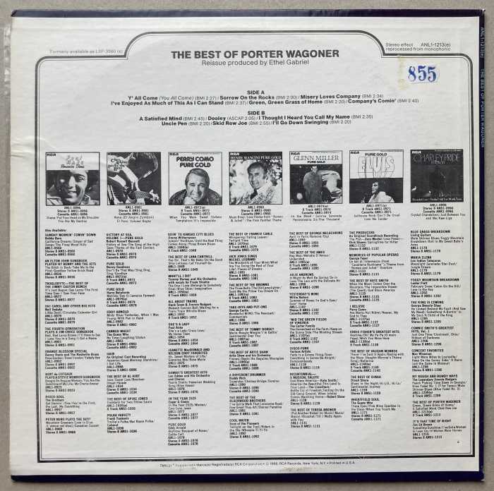 Porter Wagoner - The Best Of Porter Wagoner (LP)