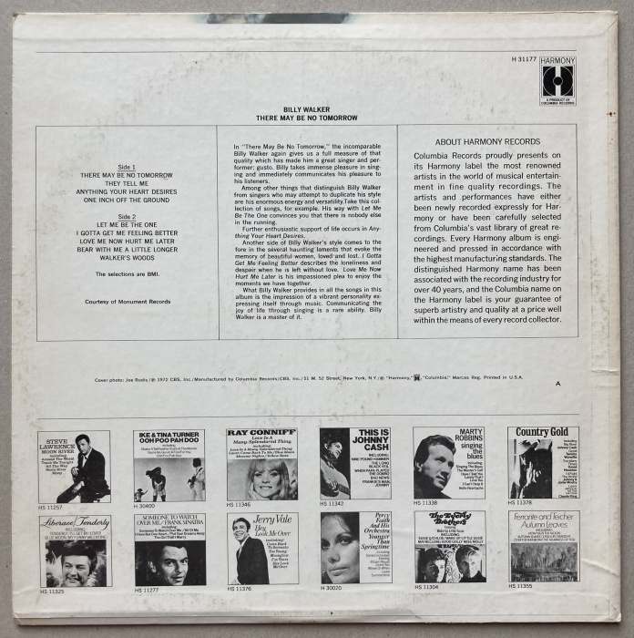 Billy Walker - There May Be No Tomorrow (LP)