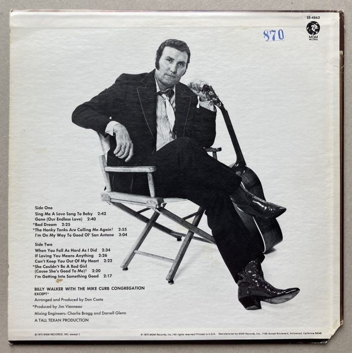 Billy Walker - The Billy Walker Show (LP)
