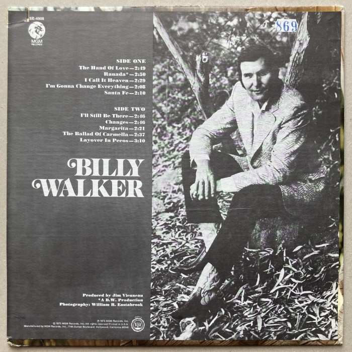 Billy Walker - The Hand Of Love (LP)