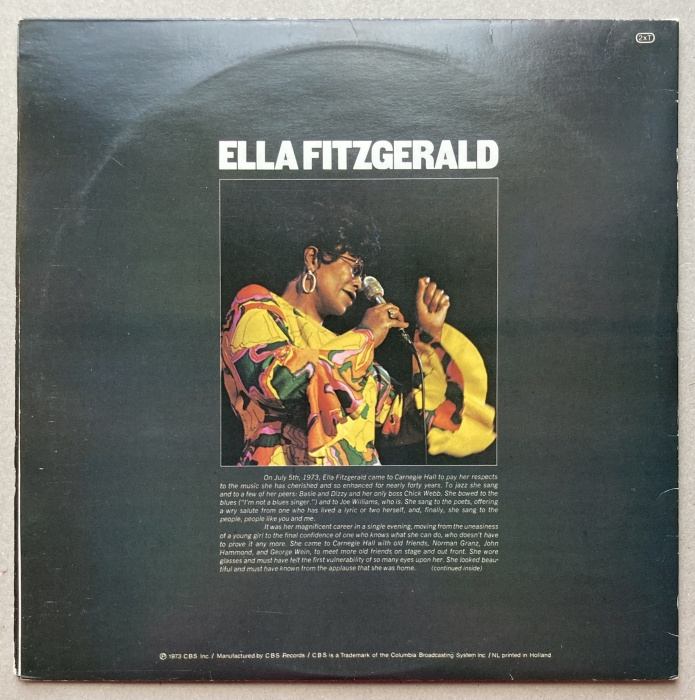 Ella Fitzgerald - Newport Jazz Festival Live At Carnegie Hall (July 5, 1973) (2LP)