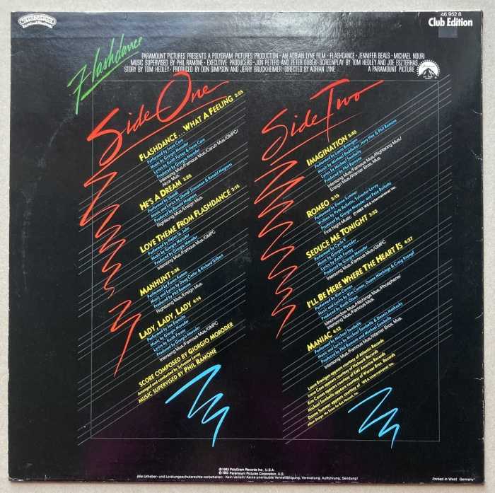 Various - Flashdance (Original Soundtrack From The Motion Picture) (LP)