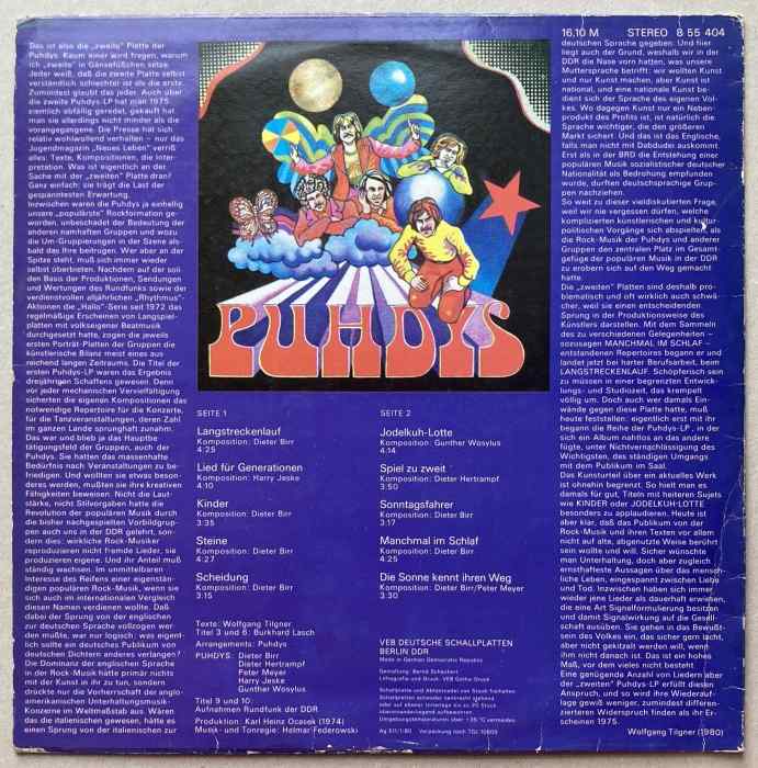 Puhdys - Puhdys 2 (LP)