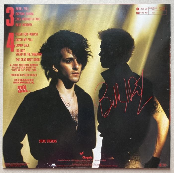 Billy Idol - Rebel Yell (LP)