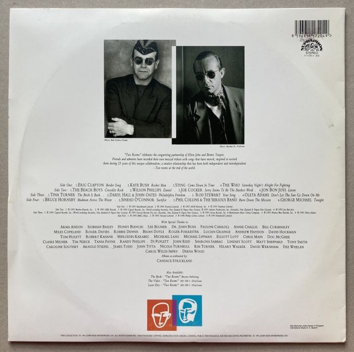Various - Two Rooms - Celebrating The Songs Of Elton John & Bernie Taupin (2LP)