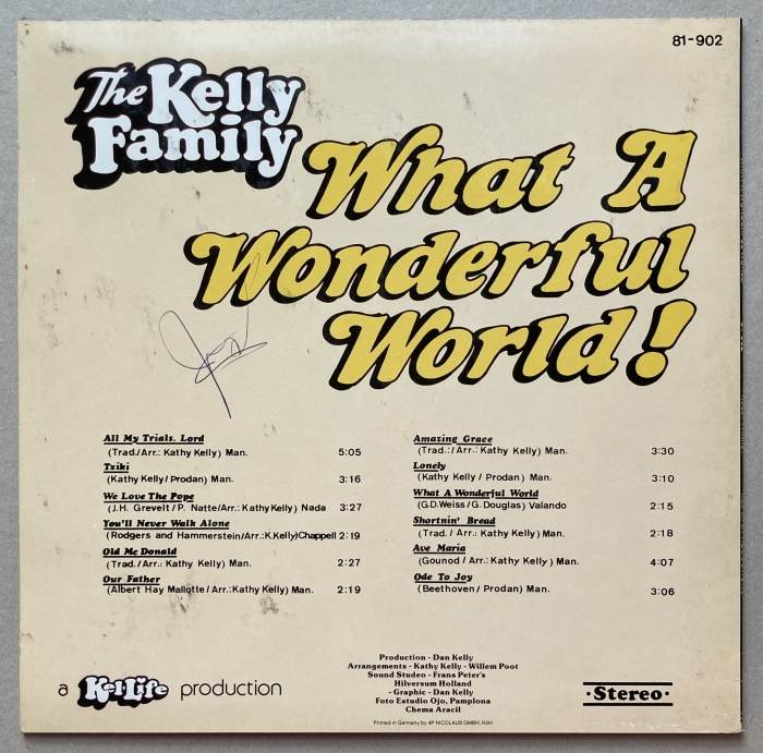 The Kelly Family - What A Wonderful World ! (LP)