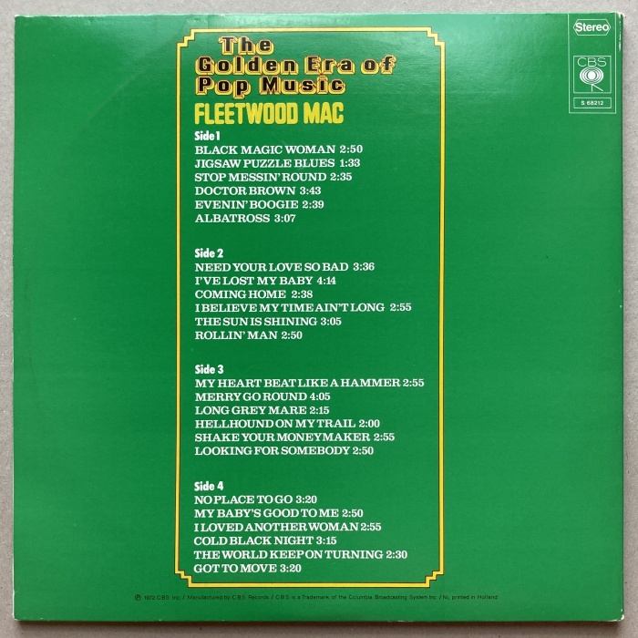 Fleetwood Mac - The Golden Era Of Pop Music (2LP)