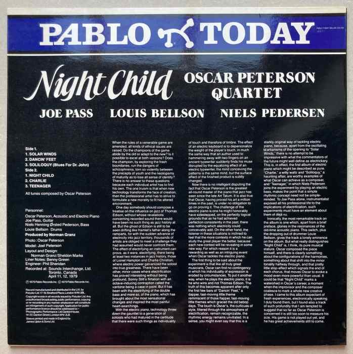 Oscar Peterson Quartet - Night Child (LP)