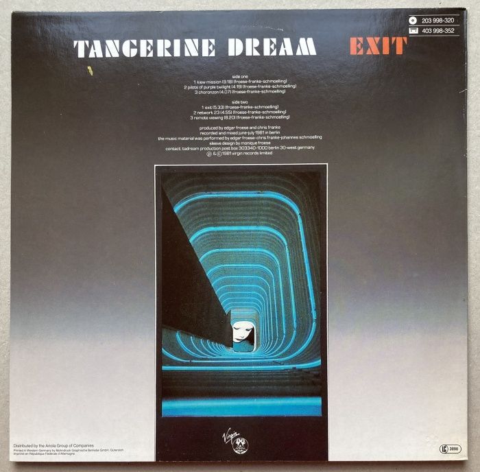 Tangerine Dream - Exit (LP)