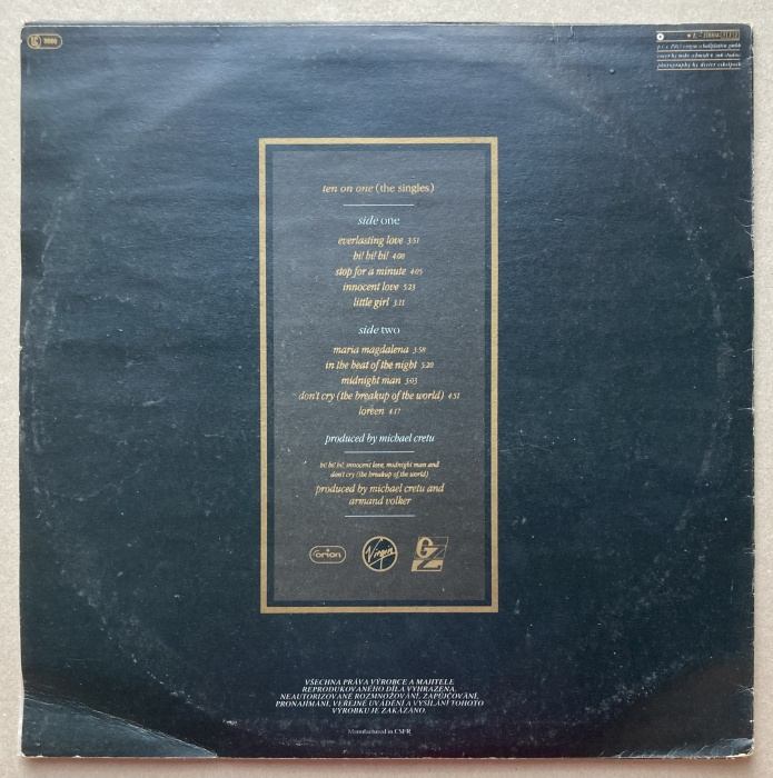 Sandra - Ten On One (The Singles) (LP) - blue vinyl 