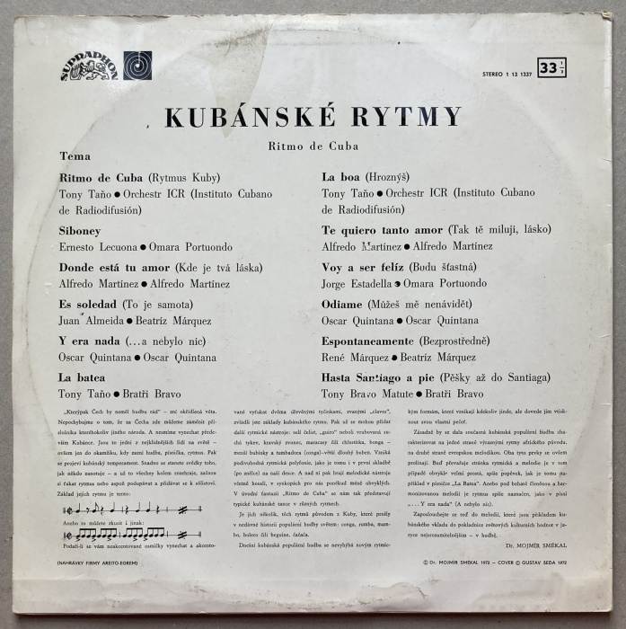 Various - Kubánské rytmy (LP)
