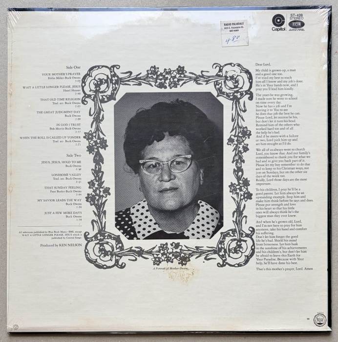 Buck Owens & His Buckaroos - Your Mother's Prayer (LP)