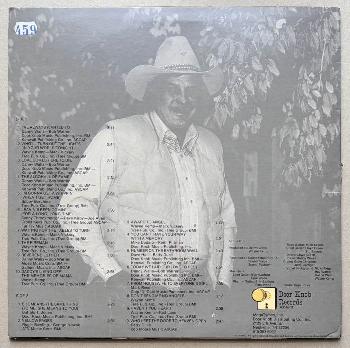 Wayne Kemp - Country Past Present Future (LP)