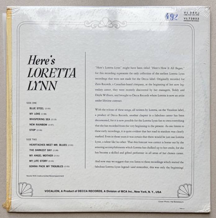 Loretta Lynn - Here's Loretta Lynn (LP)