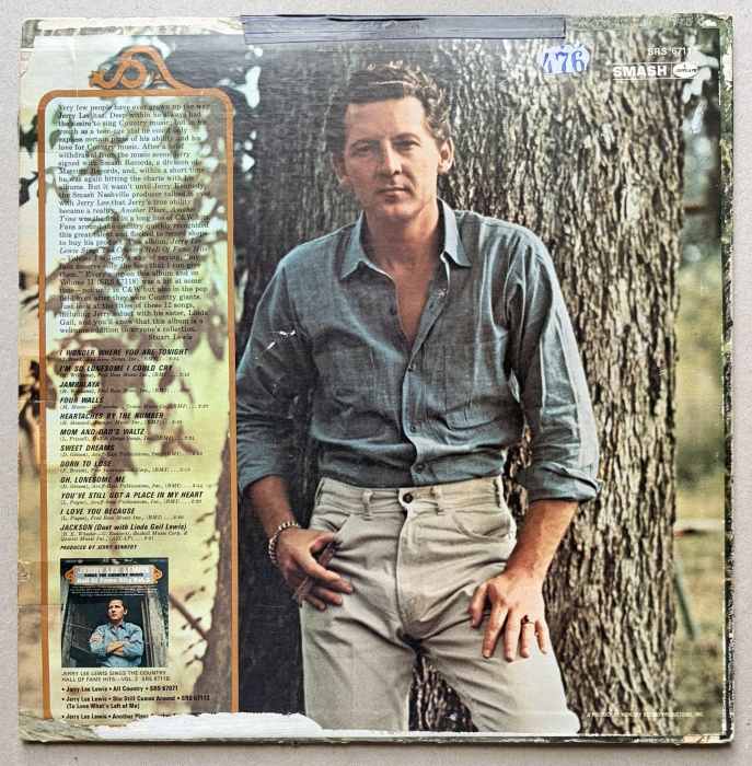 Jerry Lee Lewis - Sings The Country Music Hall Of Fame Hits Vol. 1 (LP)