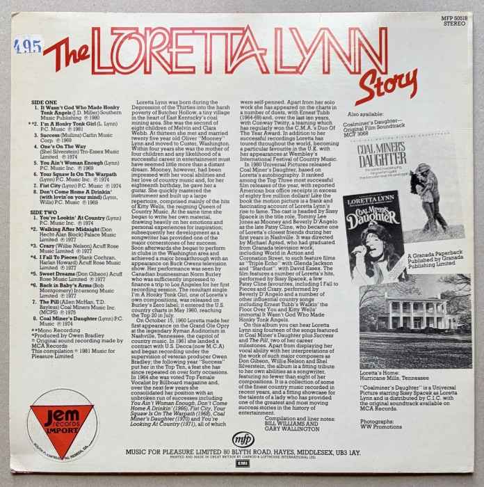 Loretta Lynn - The Loretta Lynn Story (LP)