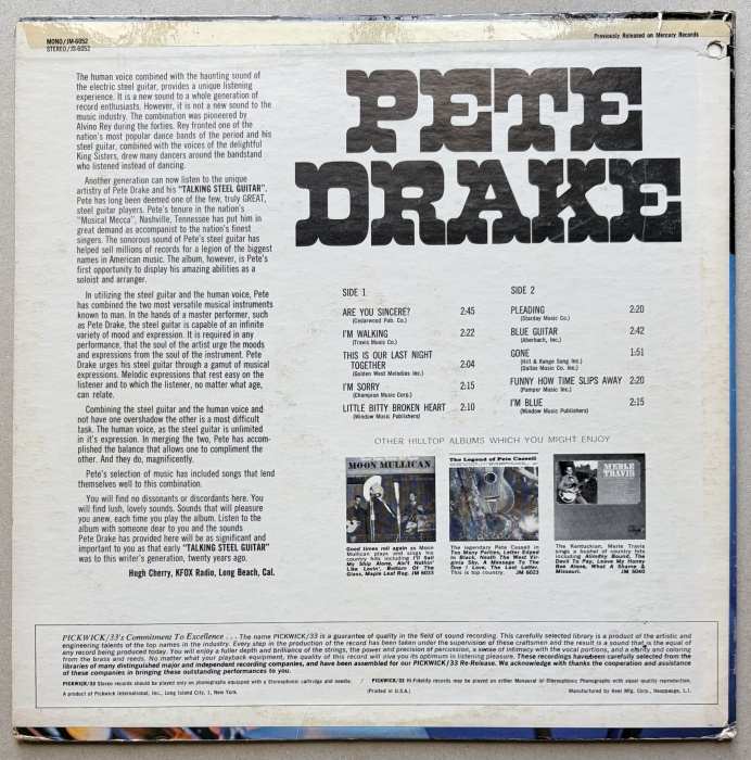 Pete Drake - The Greatest Steel Guitar In The World (LP)